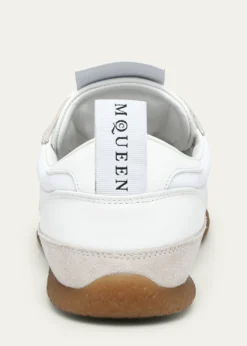 McQueenMen's EC1 Suede and Nylon Low-Top Trainers