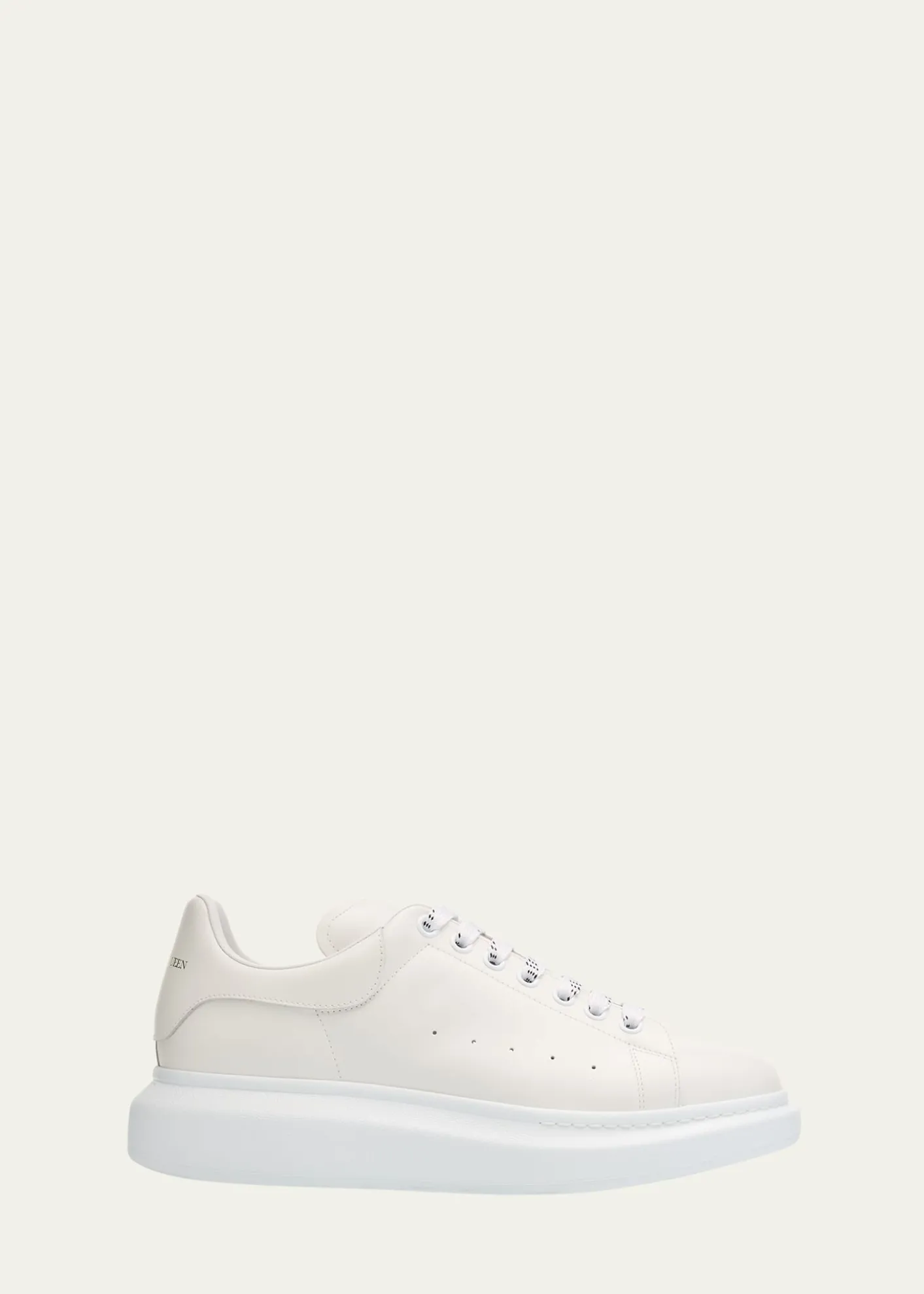 McQueenMen's Leather Oversized Sneakers