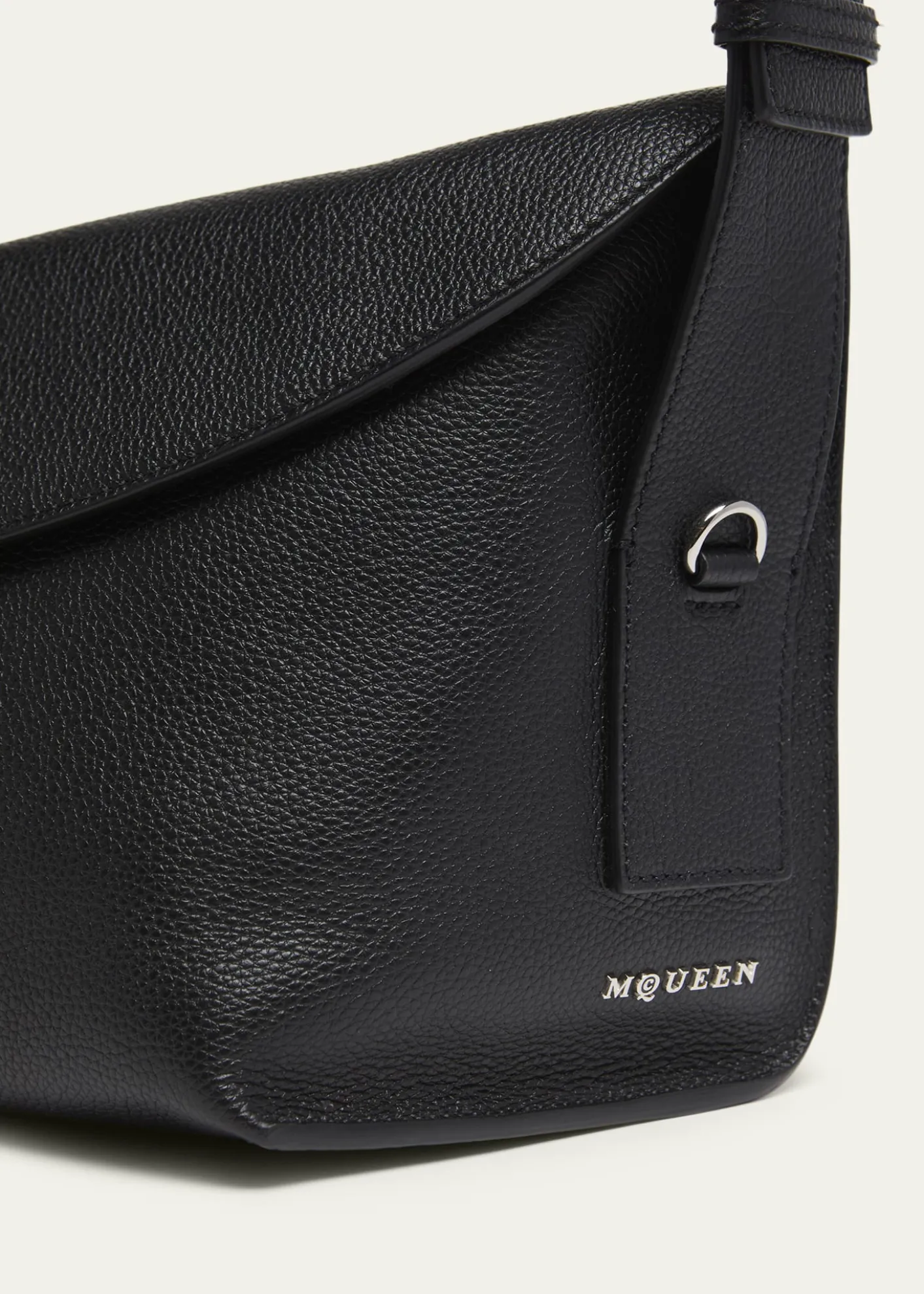 McQueenMen's Leather T-Bar Sling Bag