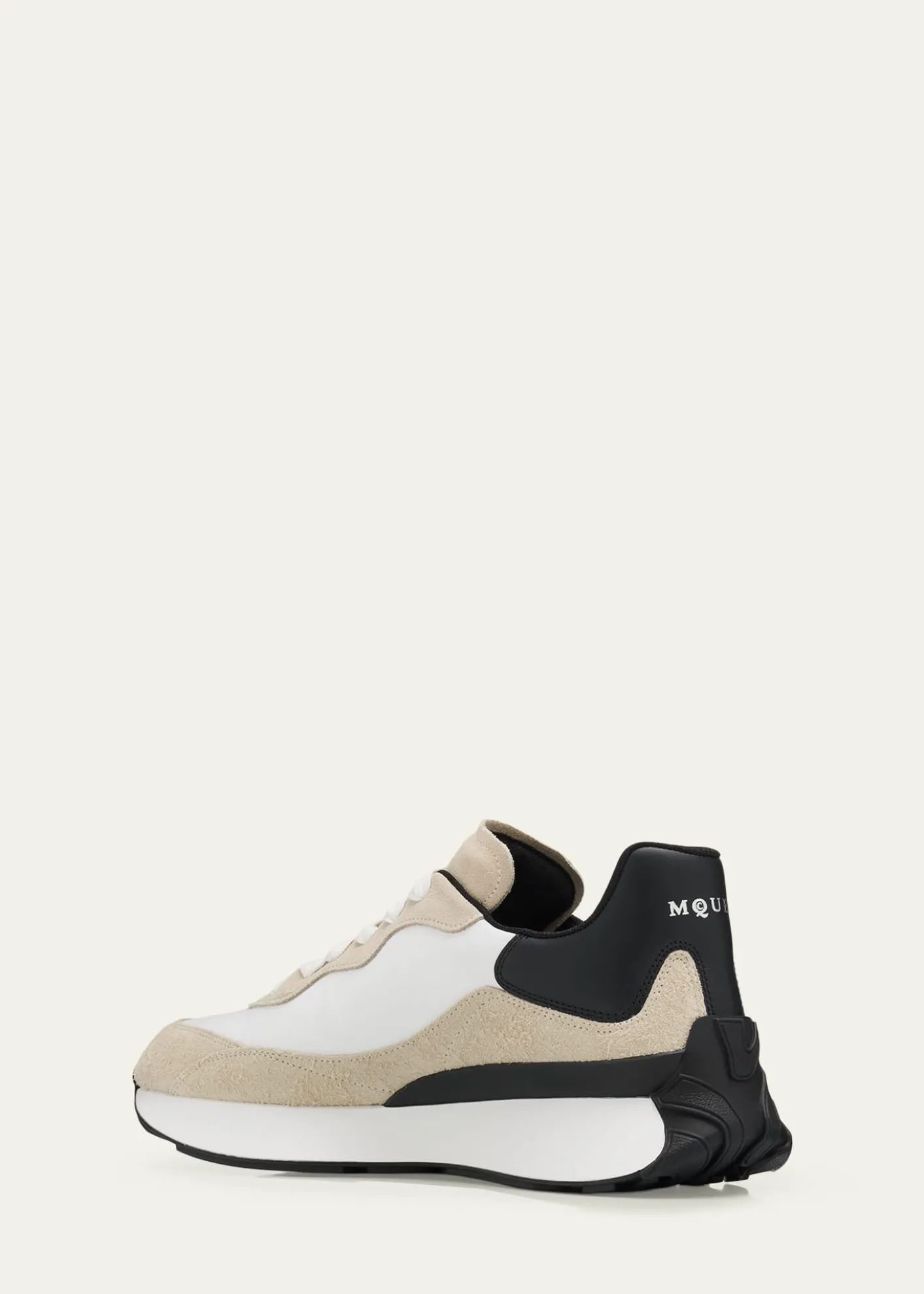 McQueenMen's Sprint Runner Mixed Media Sneakers