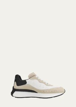McQueenMen's Sprint Runner Mixed Media Sneakers