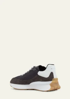McQueenMen's Sprint Suede & Leather Runner Sneakers