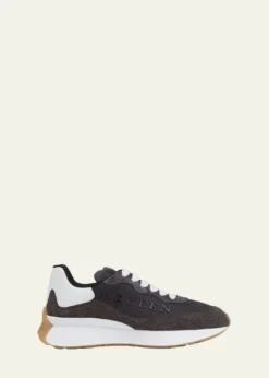 McQueenMen's Sprint Suede & Leather Runner Sneakers
