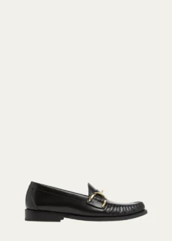 McQueenMen's Wishbone Leather Moccasin Loafers