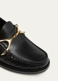 McQueenMen's Wishbone Leather Moccasin Loafers