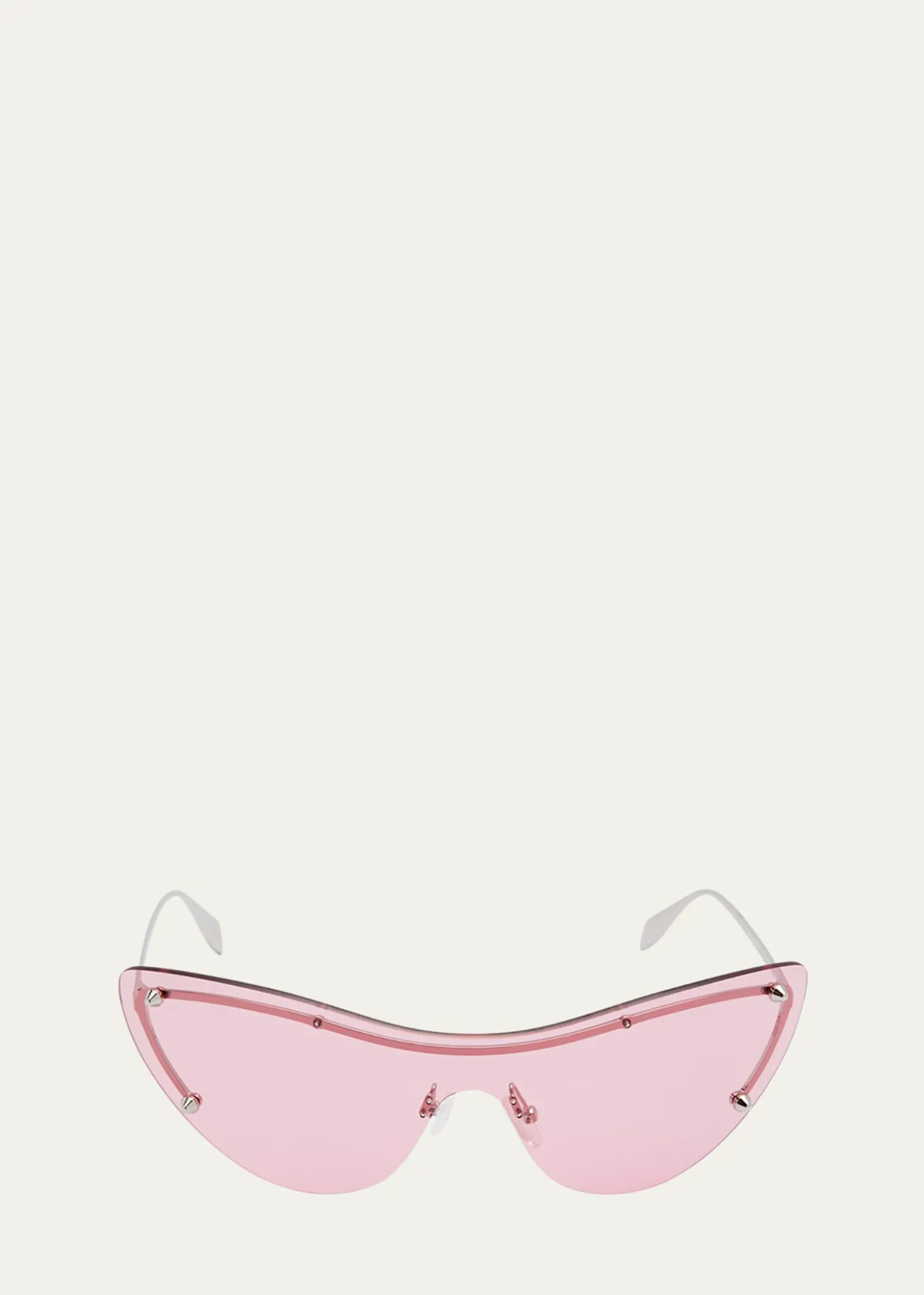 McQueenMetal Cat-Eye Sunglasses