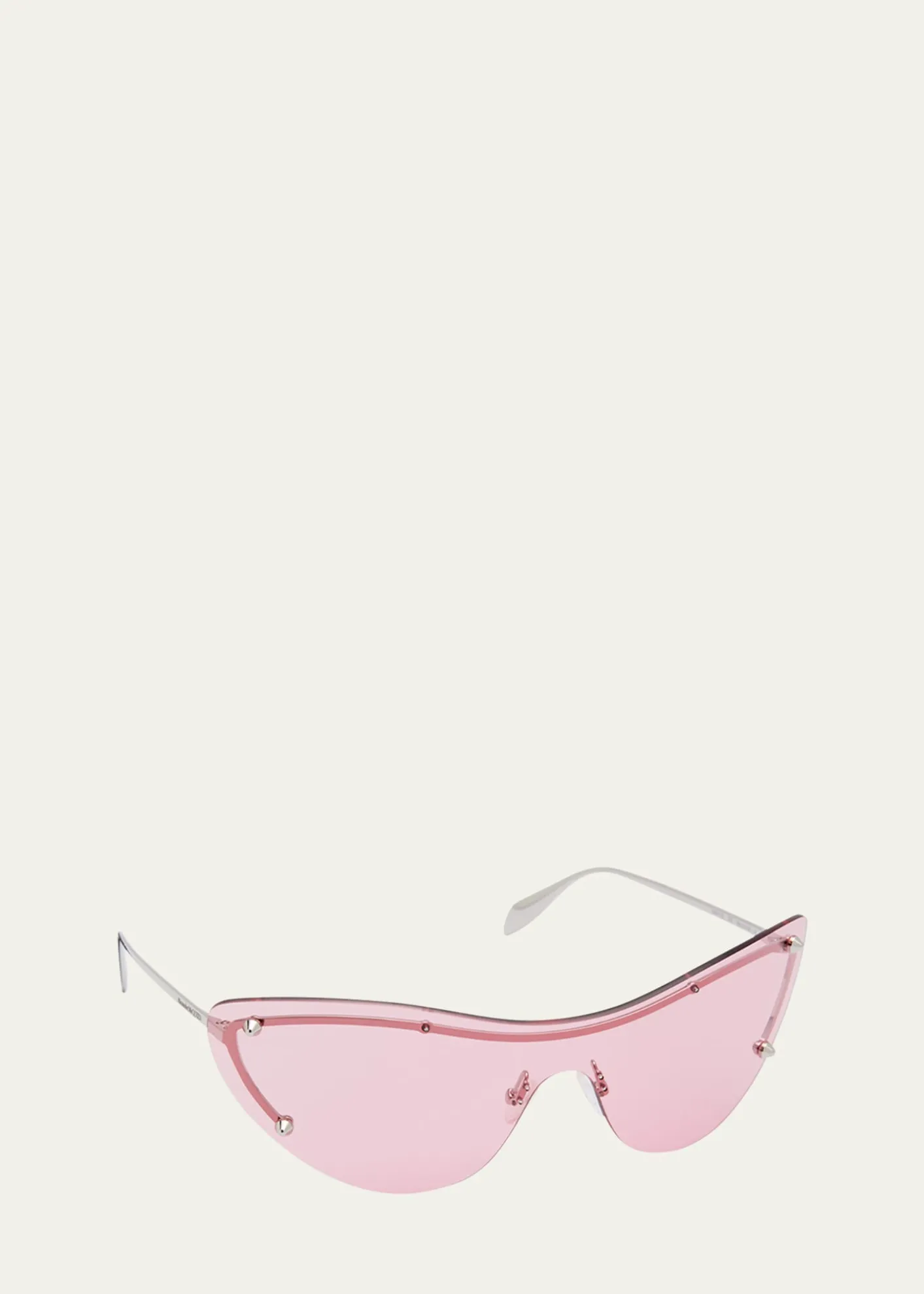 McQueenMetal Cat-Eye Sunglasses
