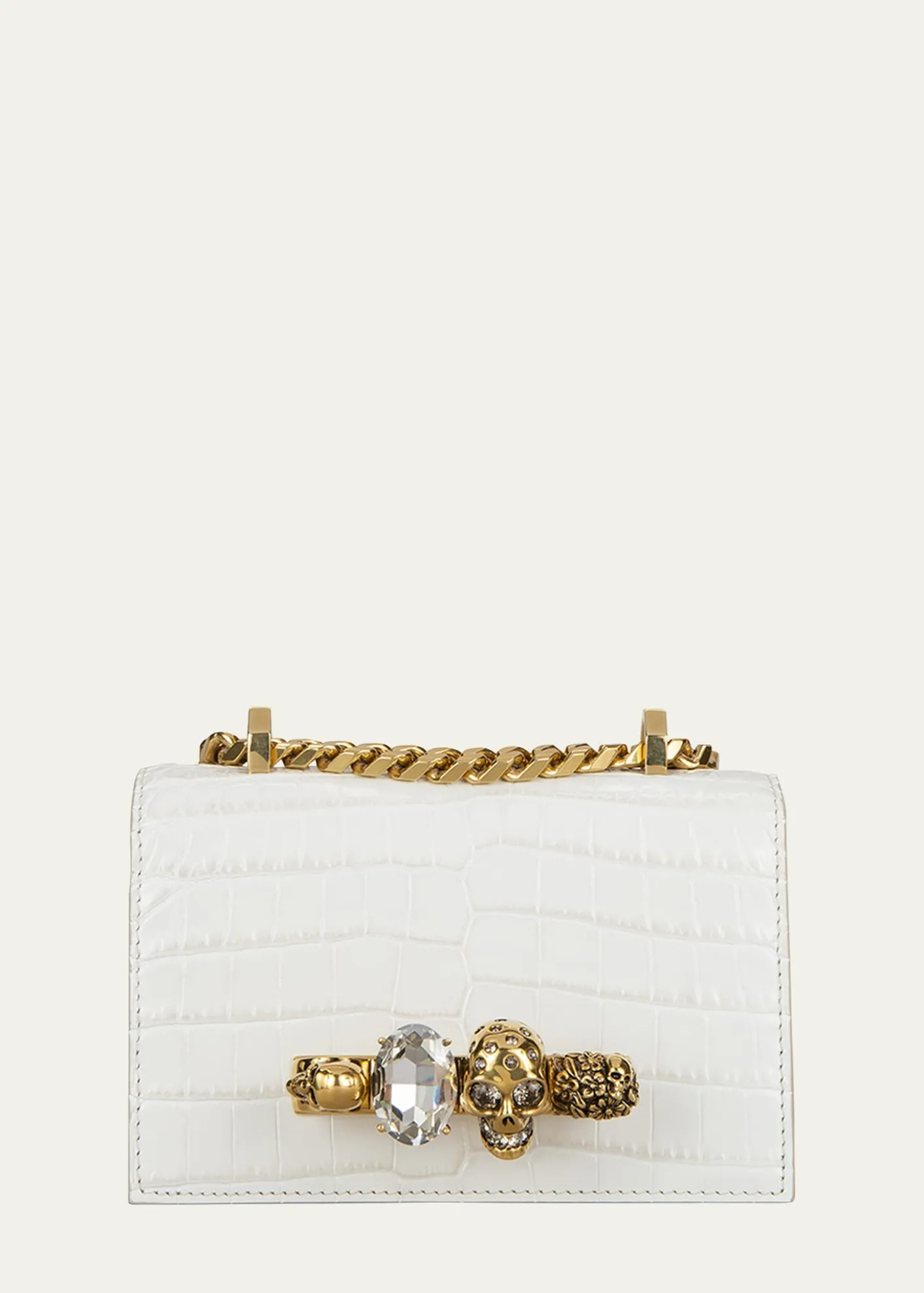 McQueenMini Jeweled Satchel Bag