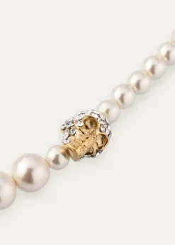 McQueenPearly Skull Necklace