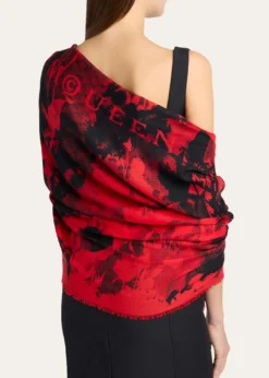 McQueenPoppy Collage Silk Scarf