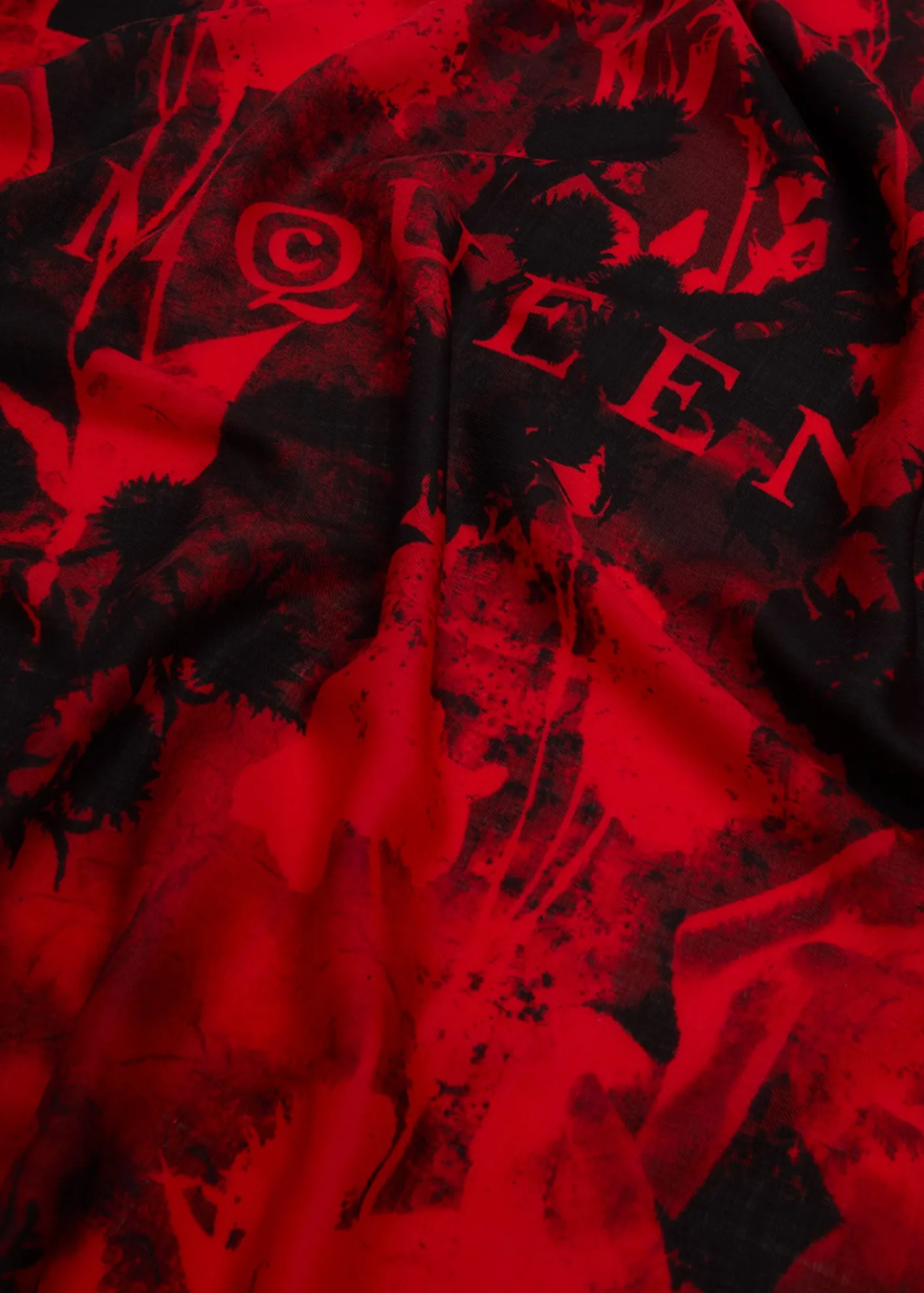 McQueenPoppy Collage Silk Scarf