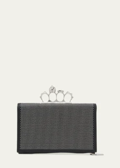 McQueenPunk Studded Flat Pouch Bag