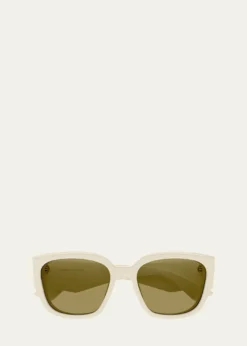 McQueenRectangle Acetate Sunglasses