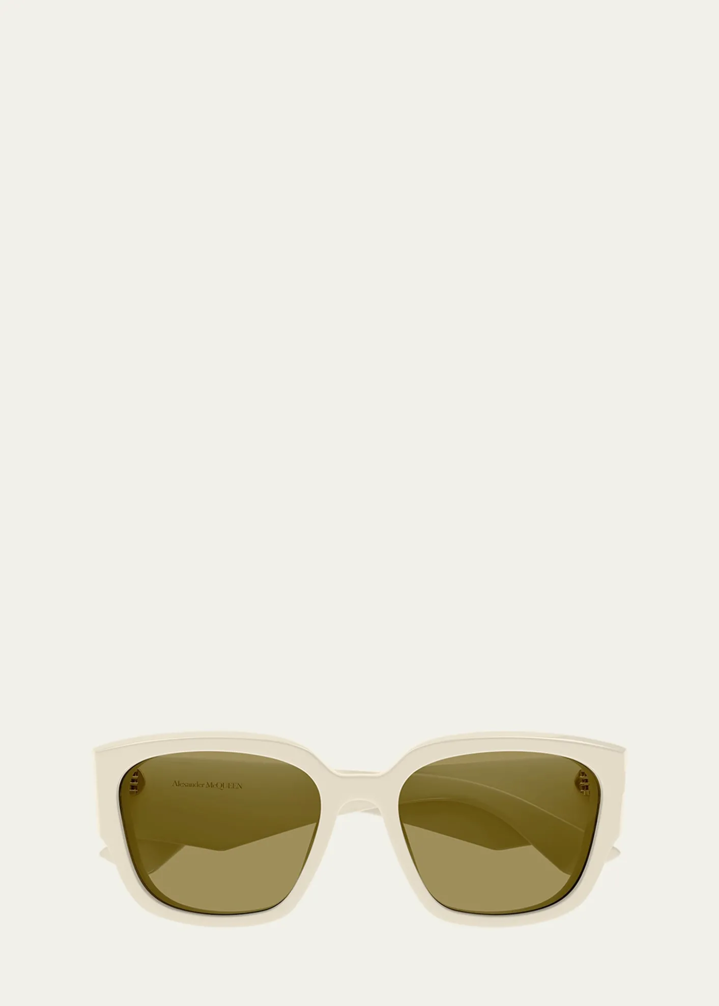 McQueenRectangle Acetate Sunglasses