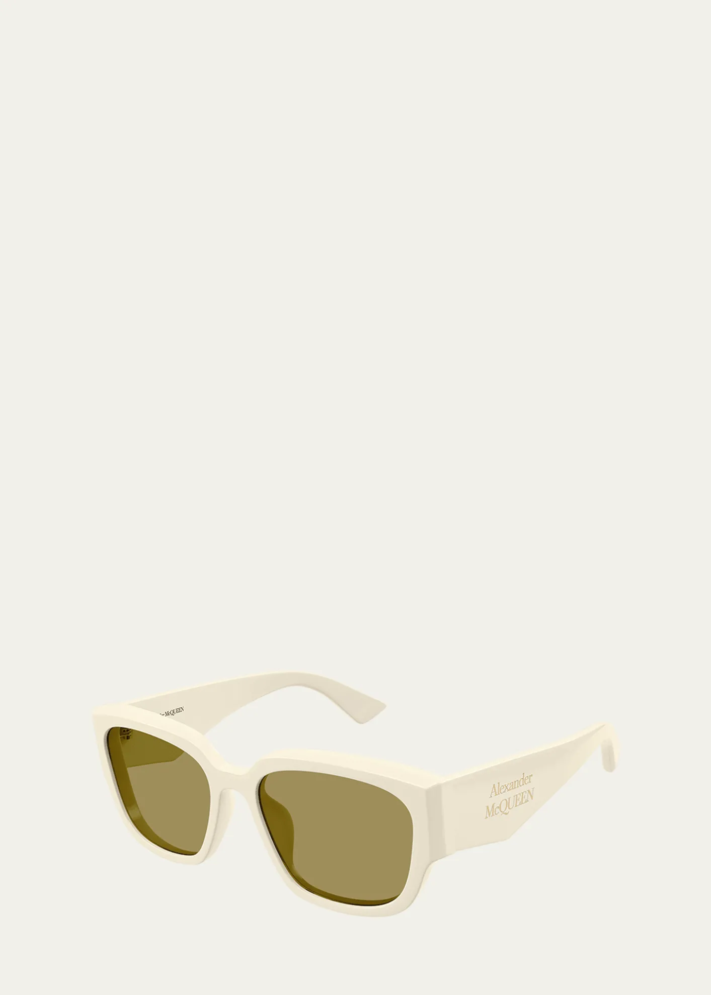 McQueenRectangle Acetate Sunglasses
