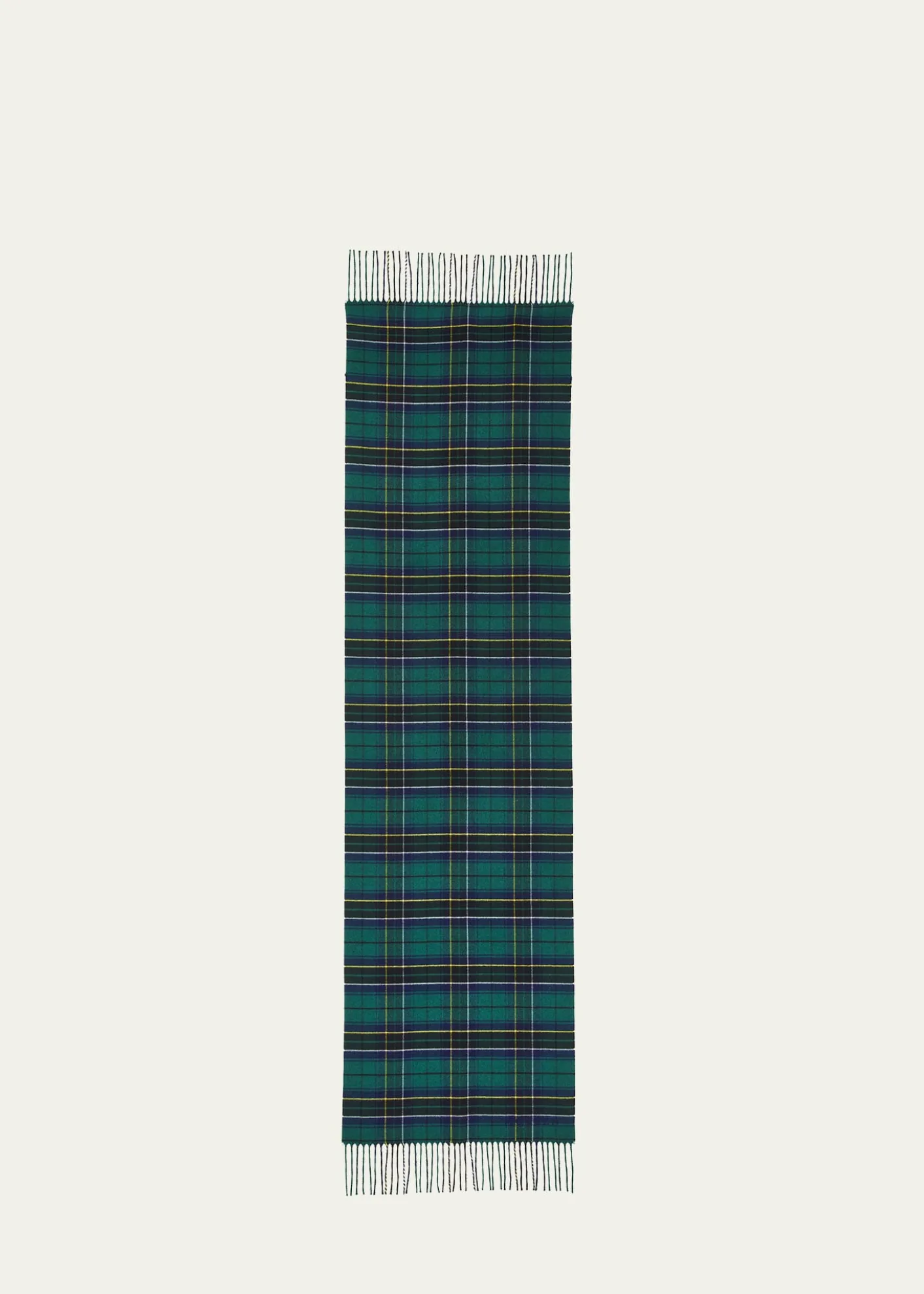 McQueenSilk & Cashmere Tartan Scarf