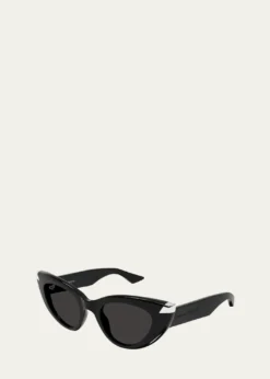 McQueenSleek Acetate Cat-Eye Sunglasses