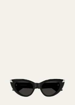 McQueenSleek Acetate Cat-Eye Sunglasses