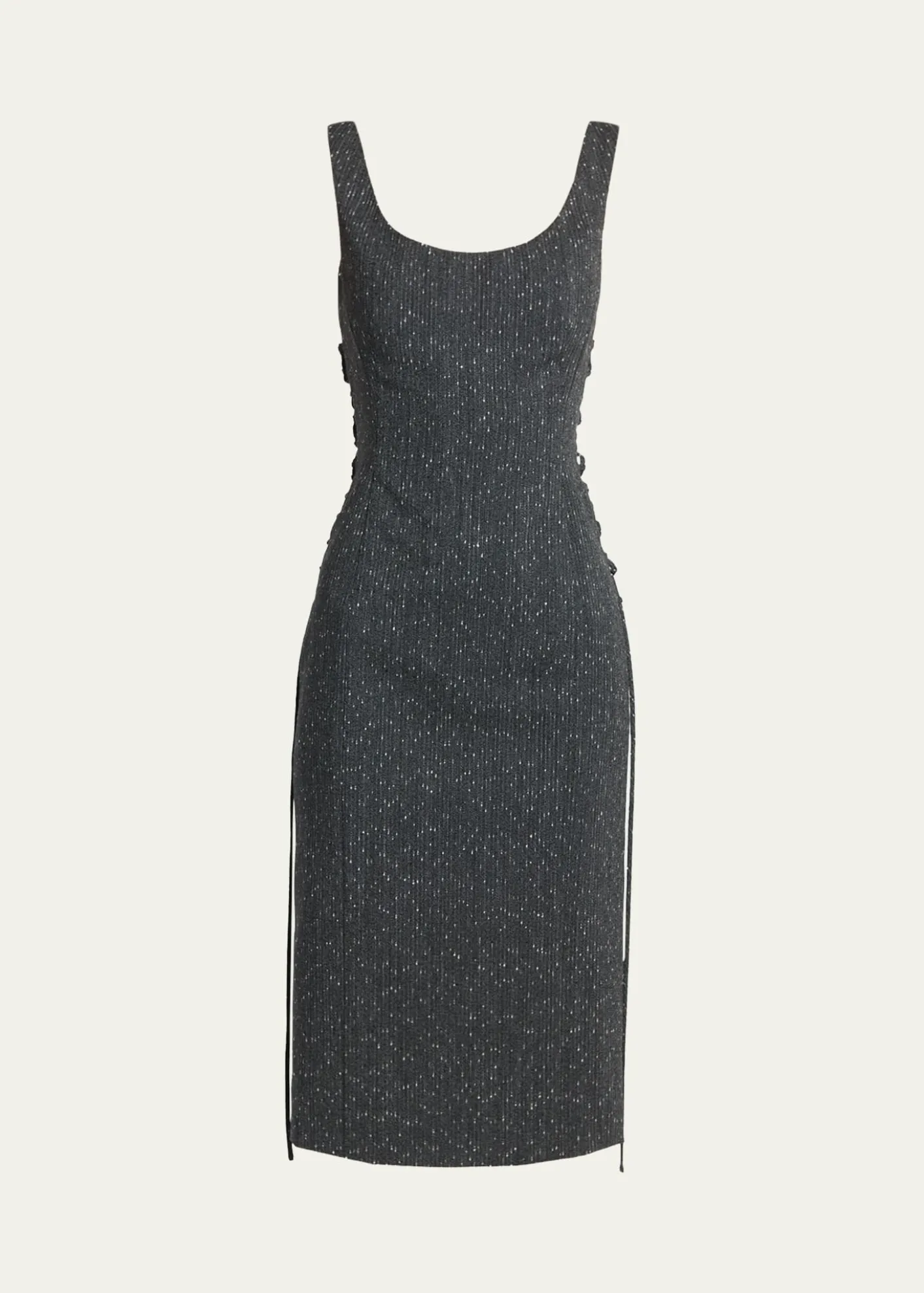 McQueenSleeveless Laced Sheath Dress