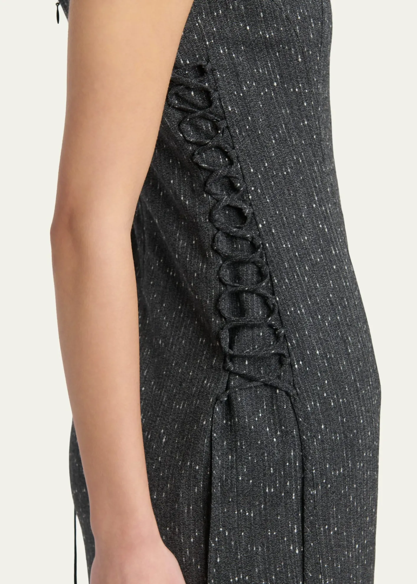 McQueenSleeveless Laced Sheath Dress