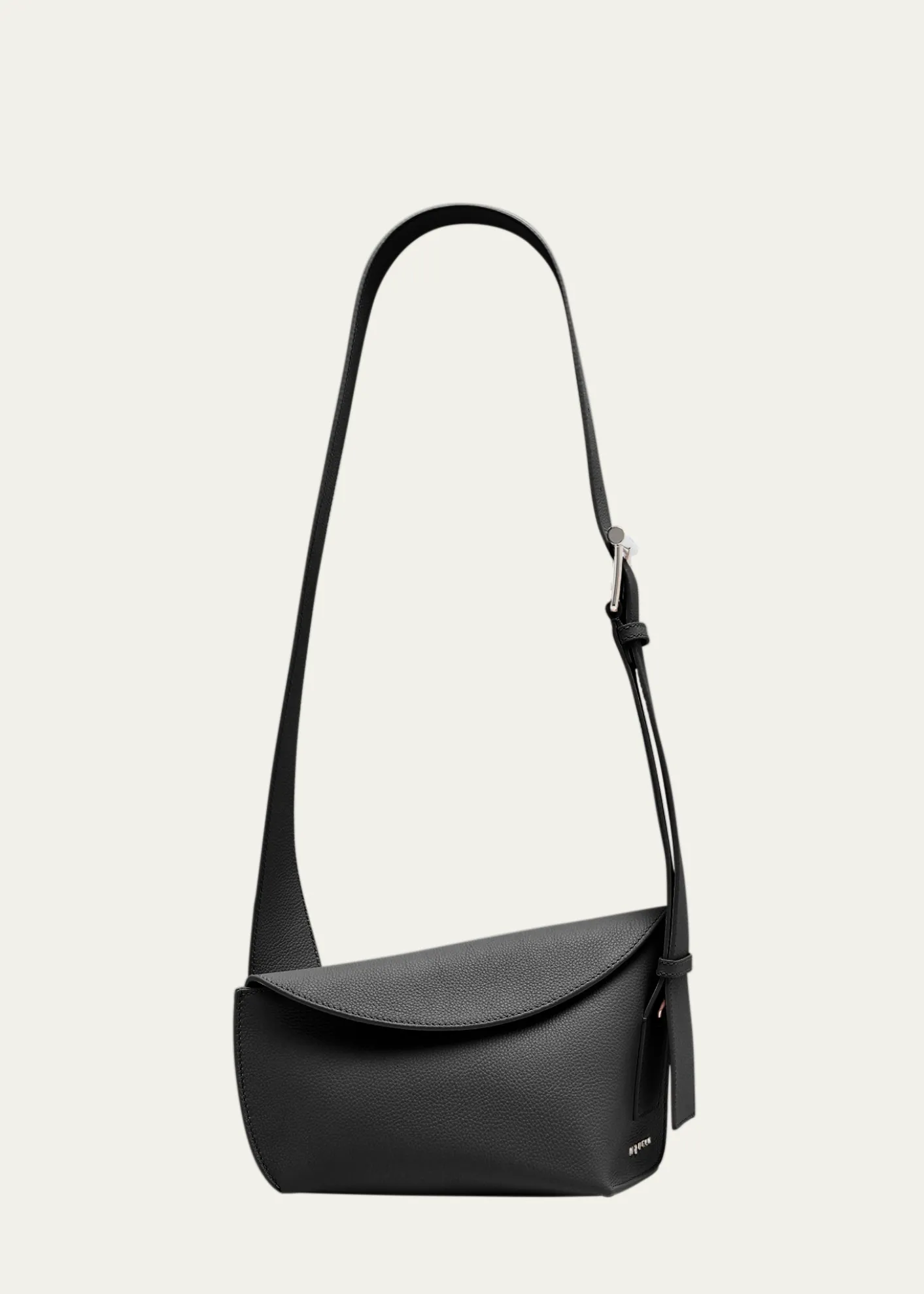 McQueenSling Leather Crossbody Bag