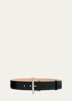 McQueenT-Bar Skinny Leather Belt