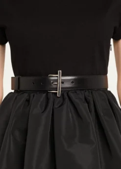 McQueenT-Bar Skinny Leather Belt