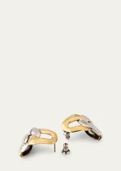 McQueenTwo-Tone Chain Earrings