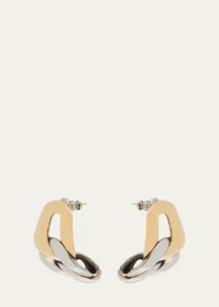 McQueenTwo-Tone Chain Earrings