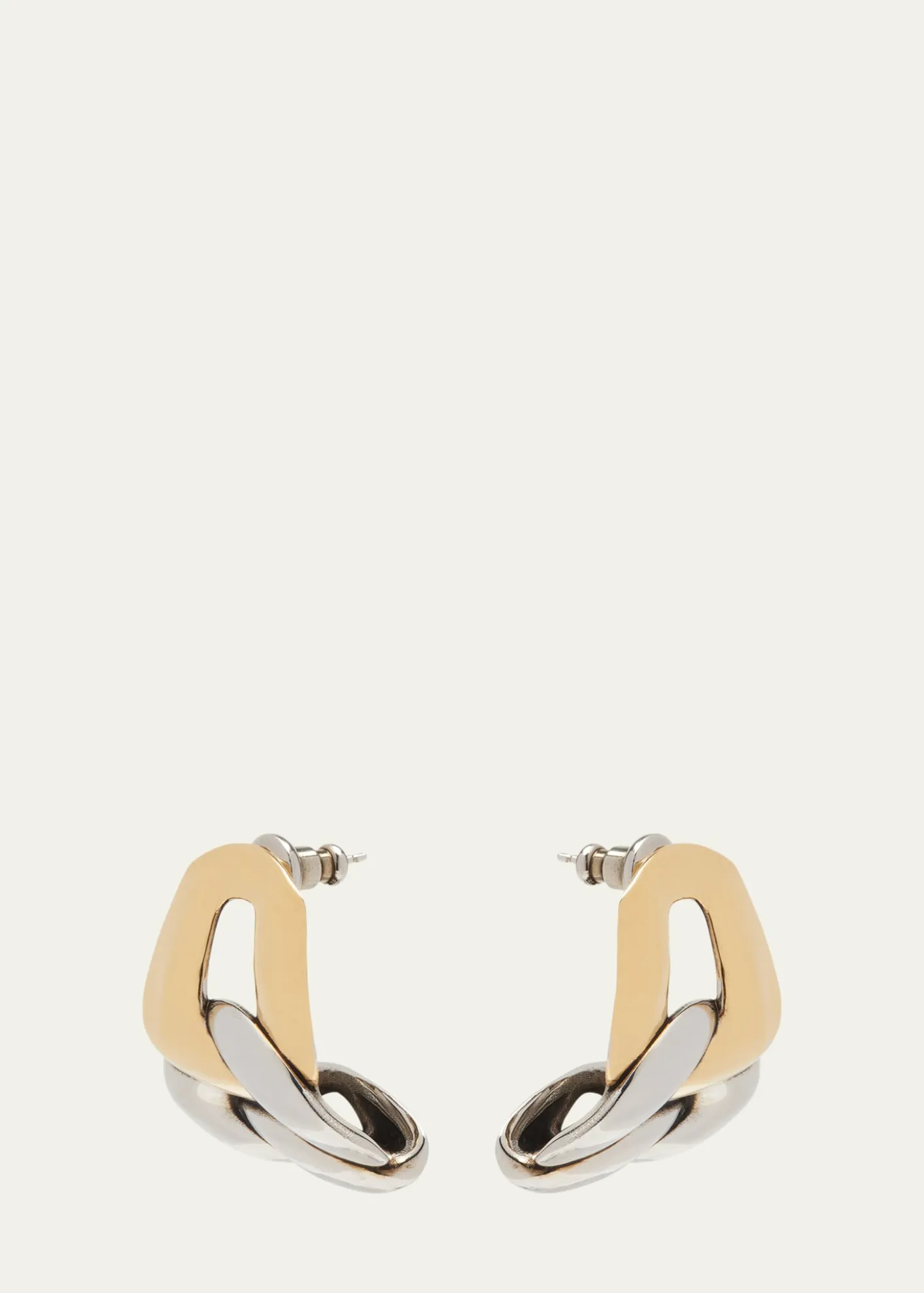 McQueenTwo-Tone Chain Earrings