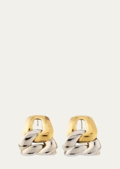 McQueenTwo-Tone Chain Earrings