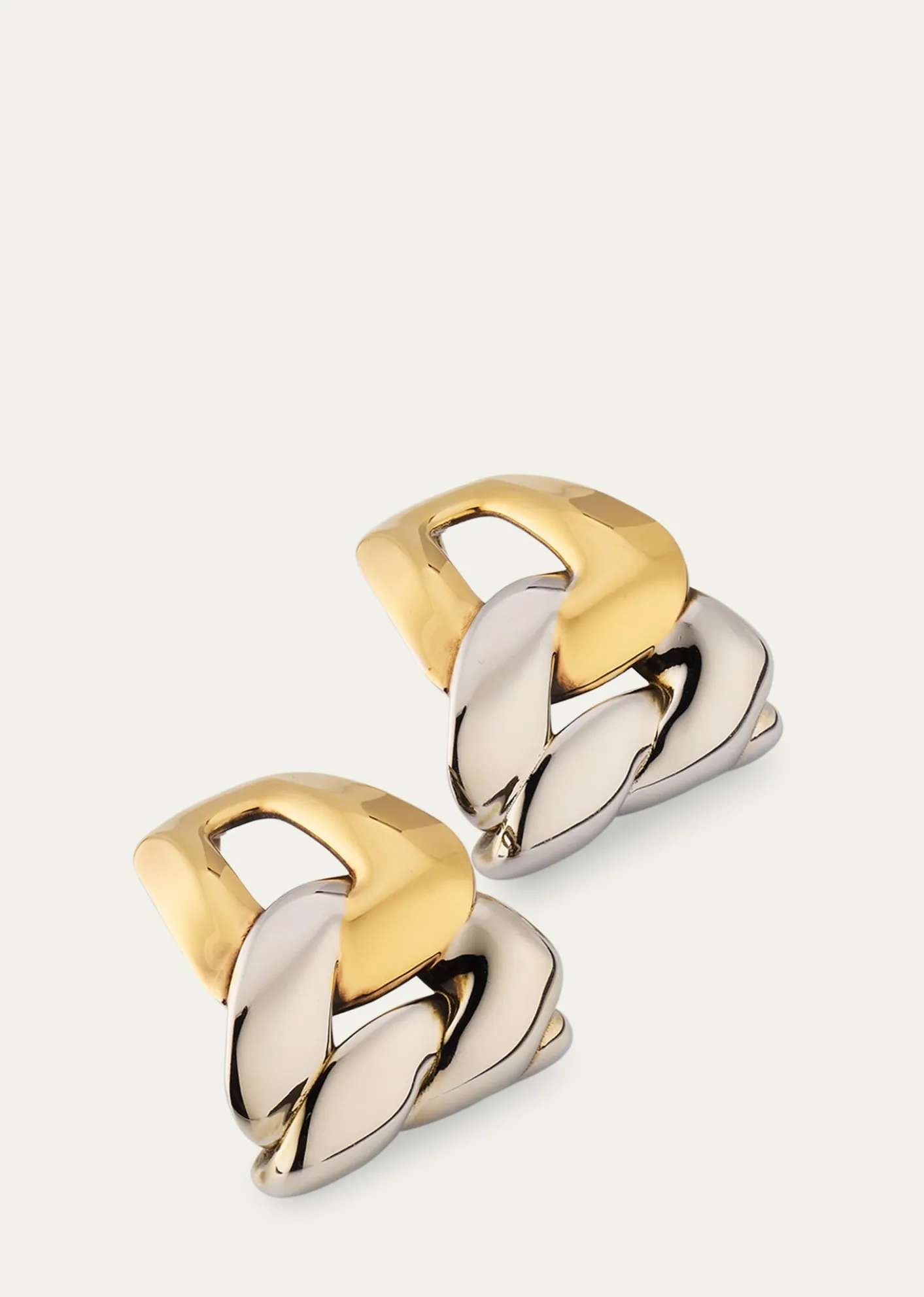 McQueenTwo-Tone Chain Earrings
