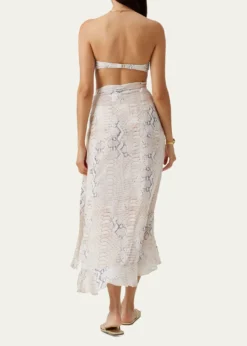 Melissa OdabashDanni Lizard Wrap Skirt
