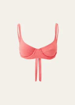 Melissa OdabashNoto Ribbed Bikini Top