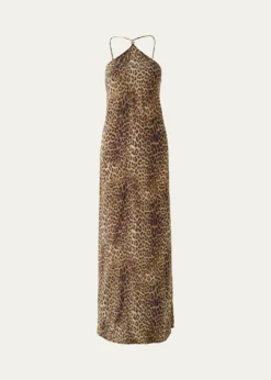 Melissa OdabashSage Leopard Maxi Dress
