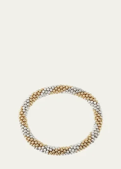 Meredith FrederickElsie D 14k and Silver Bead Bracelet