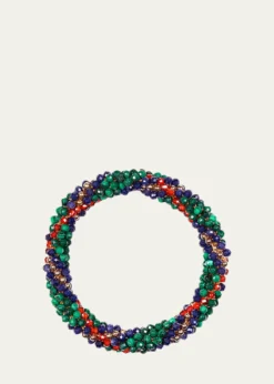 Meredith Frederick14K Malachite and Lapis Pinar Bracelet