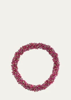 Meredith Frederick14K Ruby and Topaz Grace Bracelet