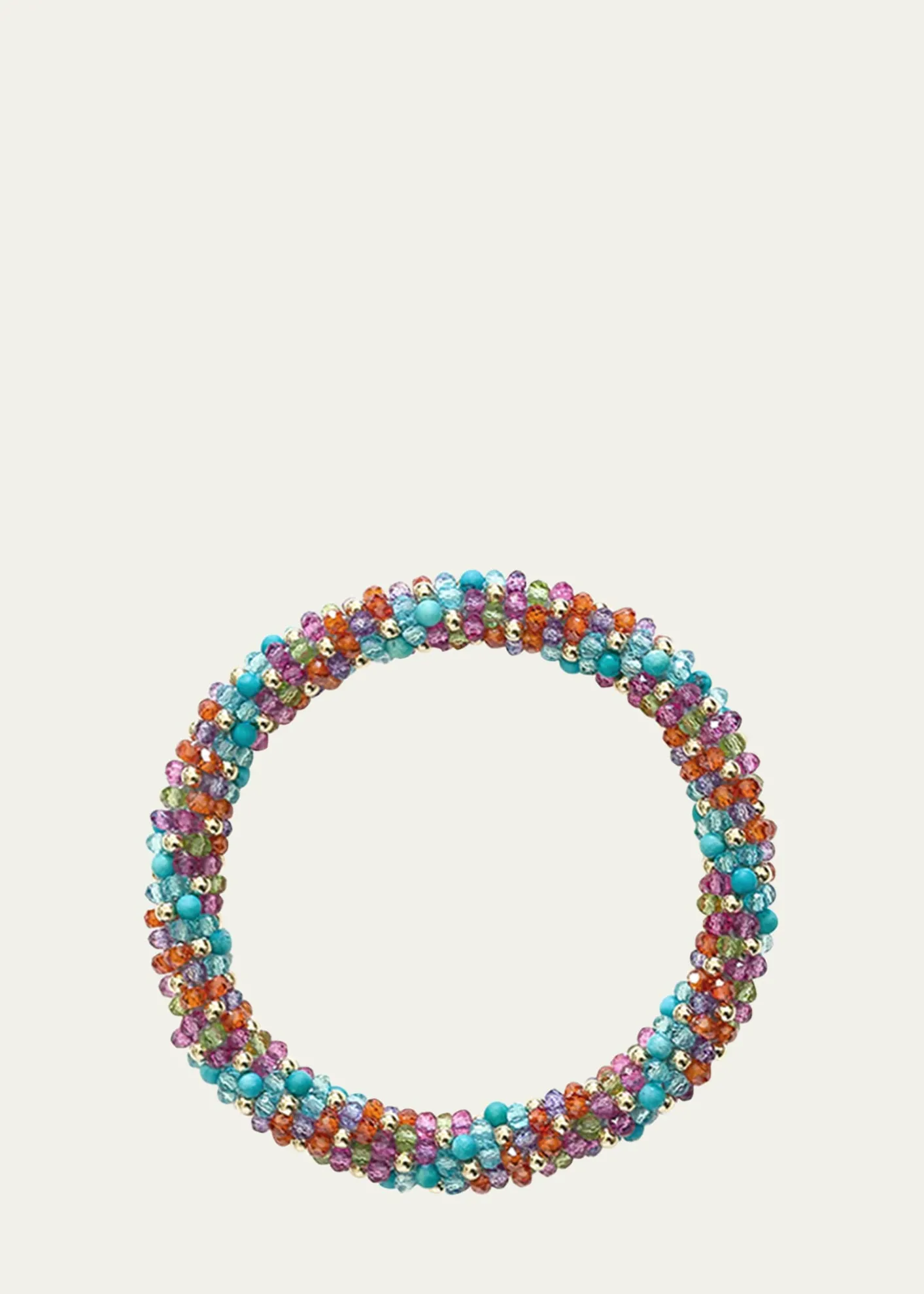 Meredith Frederick14K Yellow Gold and Mixed Gemstone Bead Bracelet