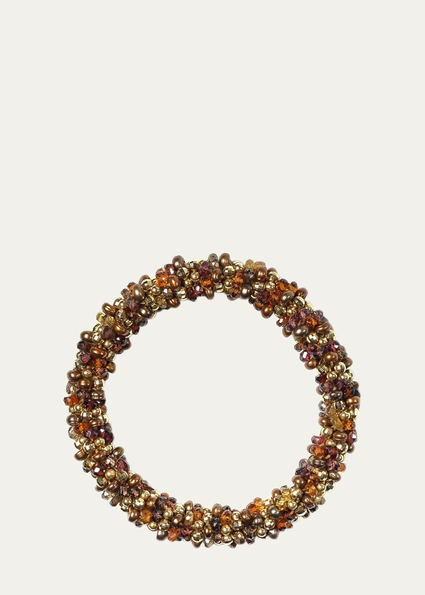 Meredith Frederick14K Yellow Gold Garnet and Sapphire Ena Bracelet