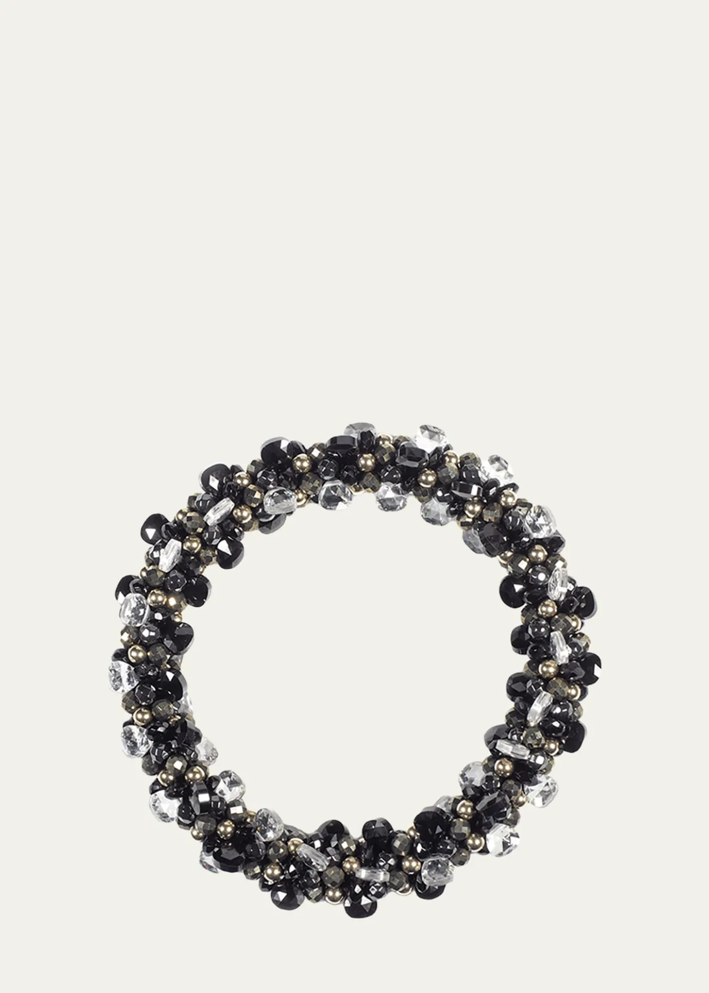 Meredith FrederickZircon, Spinel, Pyrite and Hematite Bracelet in 14K Gold
