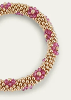 Meredith FrederickDaisy Zircon Bracelet, Pink
