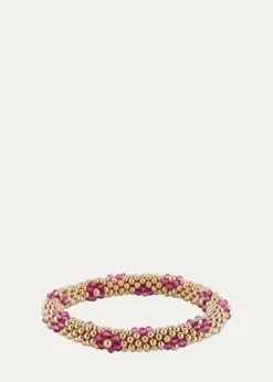 Meredith FrederickDaisy Zircon Bracelet, Pink
