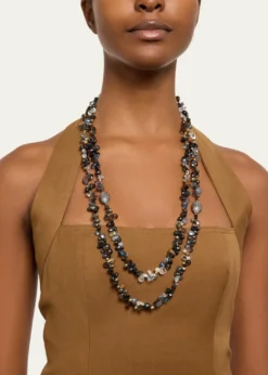 Meredith FrederickDominique Onyx Mixed-Stone Necklace