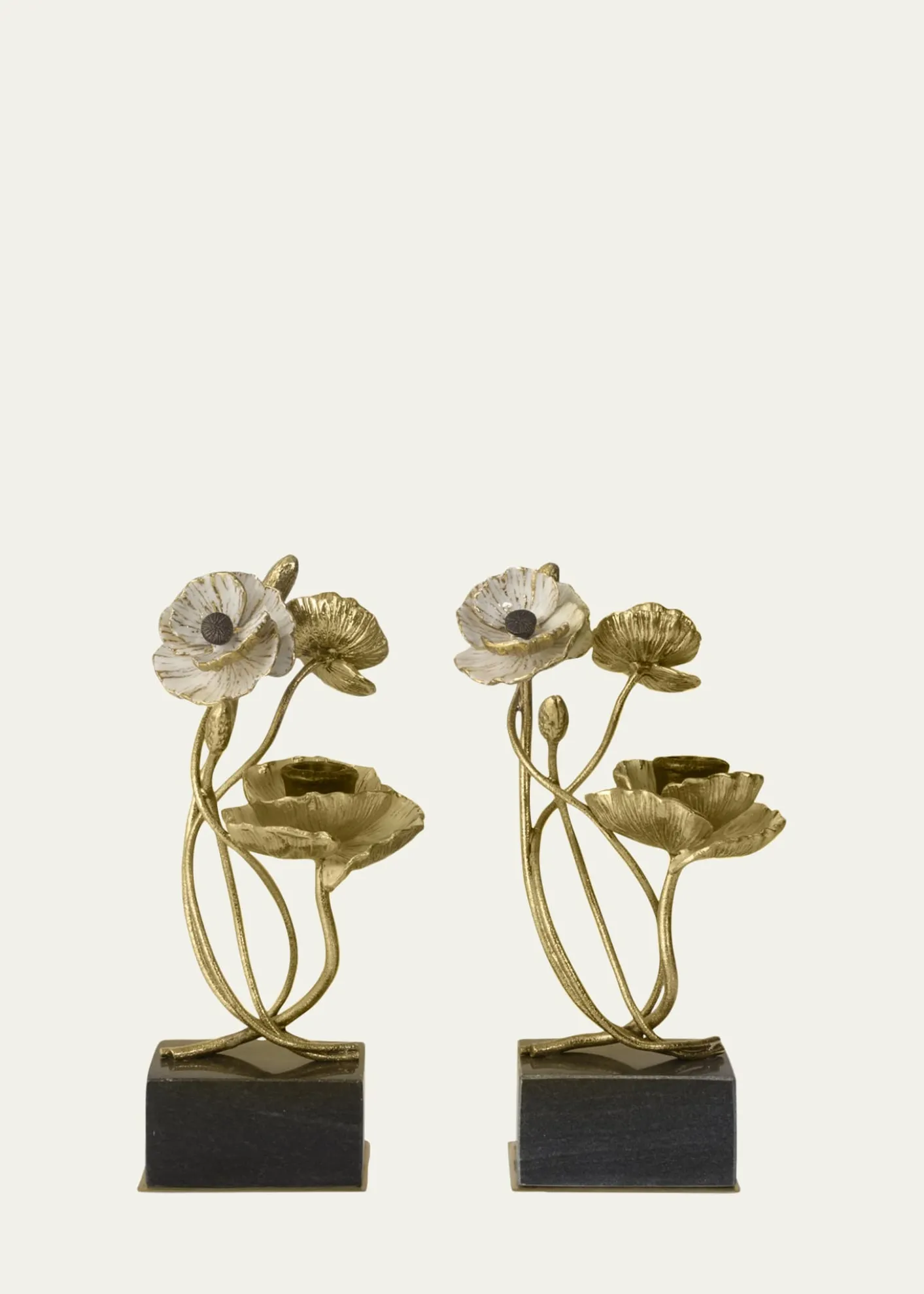 Michael AramAnemone Candleholders, Set of 2