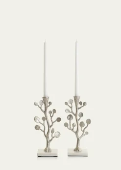 Michael AramBotanical Leaf Candleholders, Set of 2