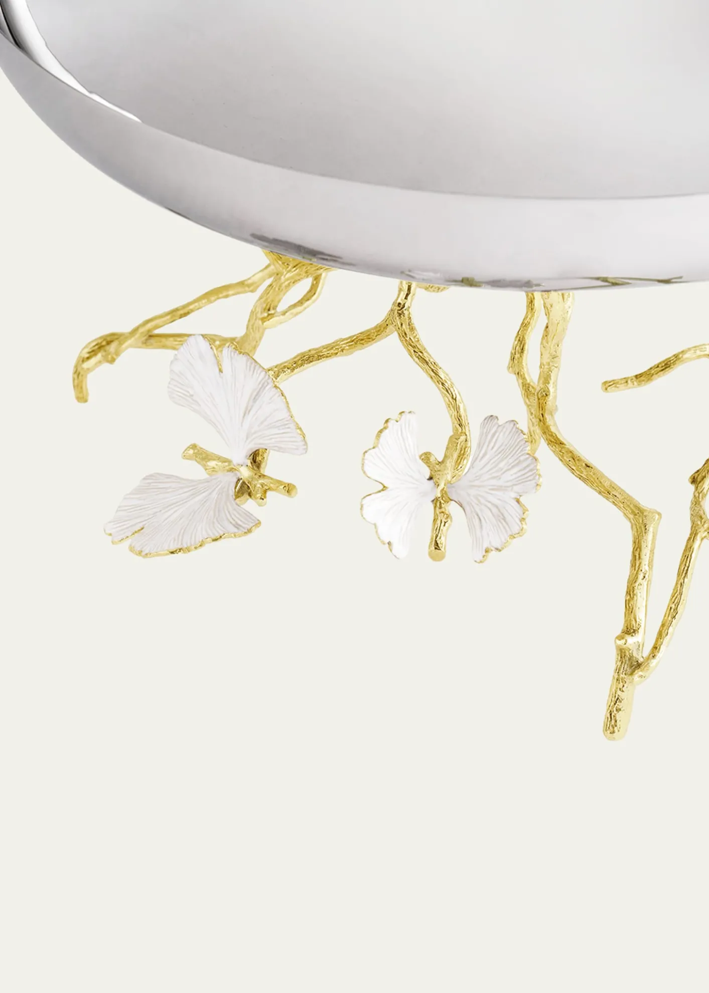 Michael AramButterfly Gingko Gold Fruit Bowl