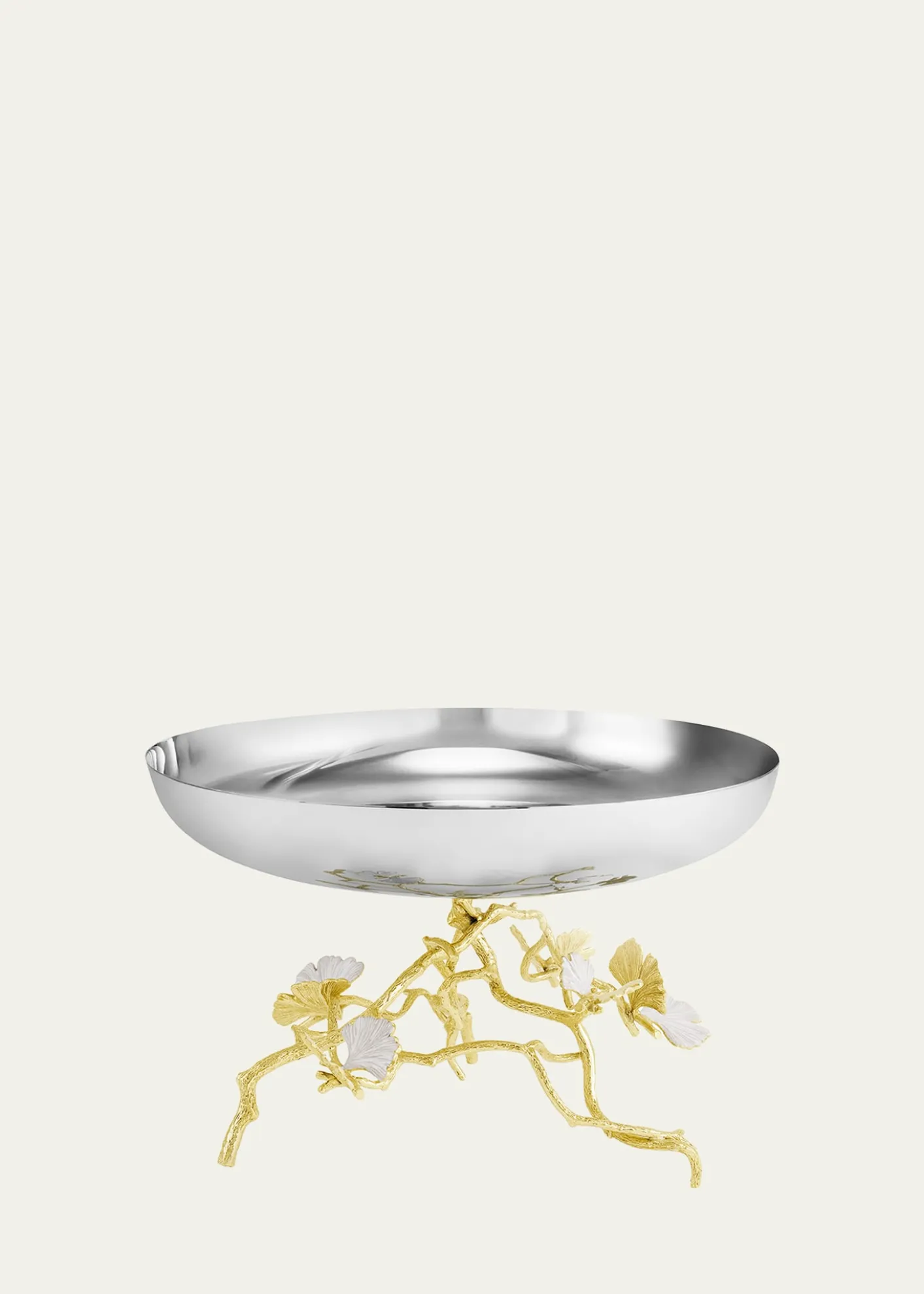 Michael AramButterfly Gingko Gold Fruit Bowl