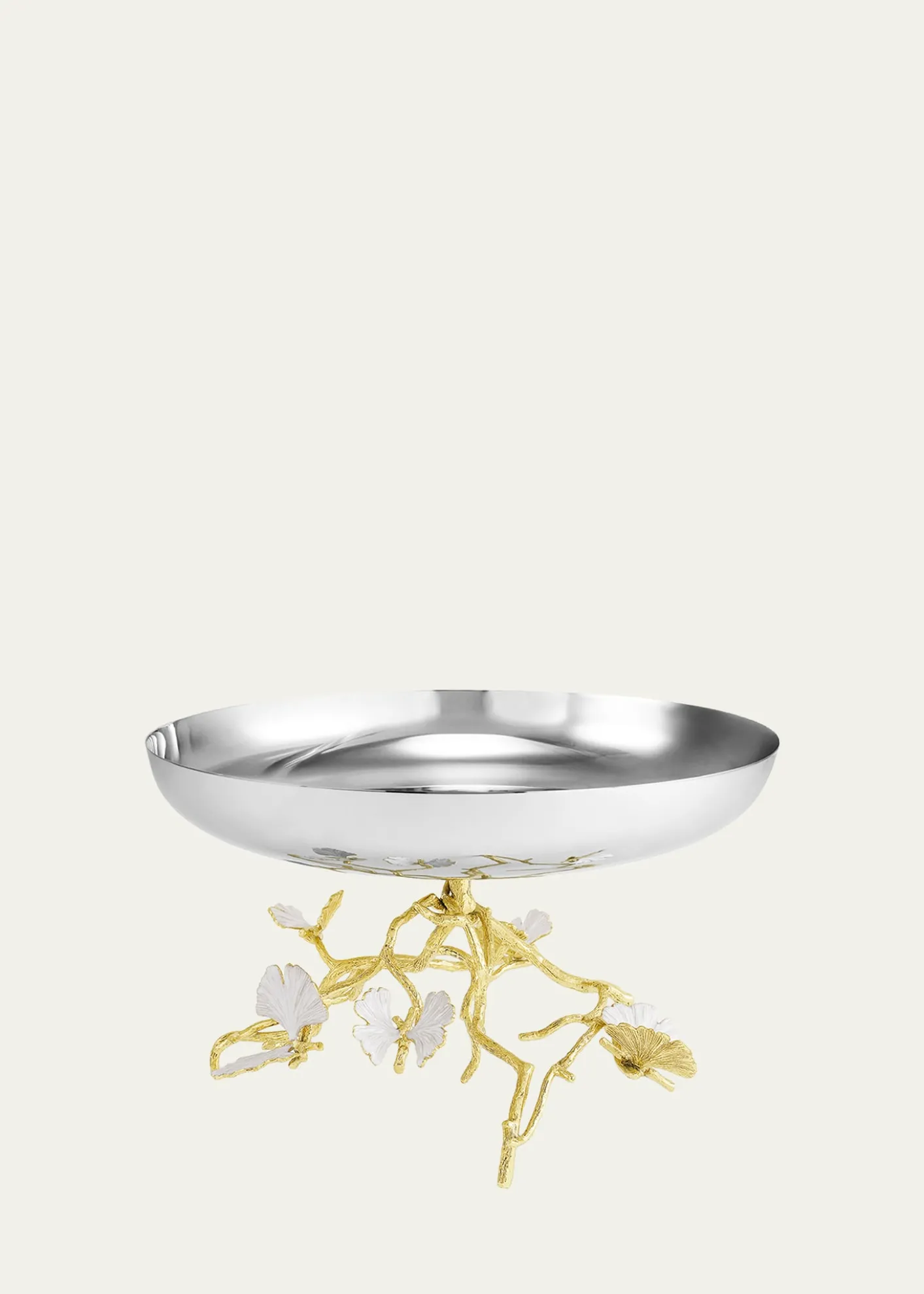 Michael AramButterfly Gingko Gold Fruit Bowl