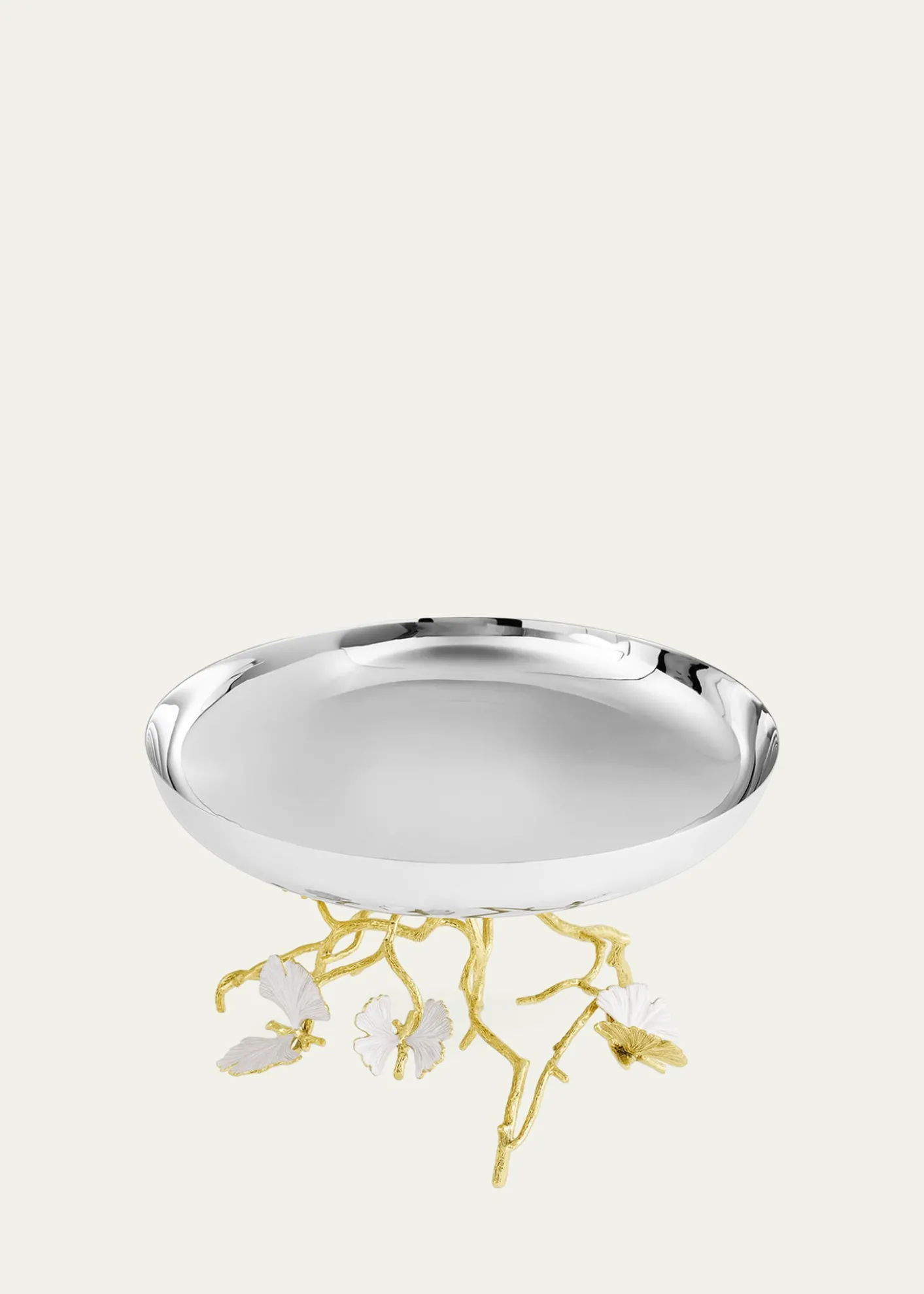Michael AramButterfly Gingko Gold Fruit Bowl